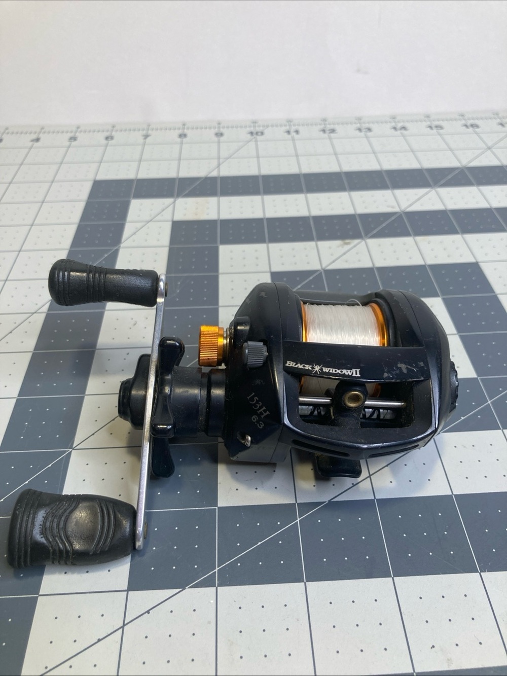 Daiwa Black Widow II Low Profile Baitcasting Fishing Reel Untested